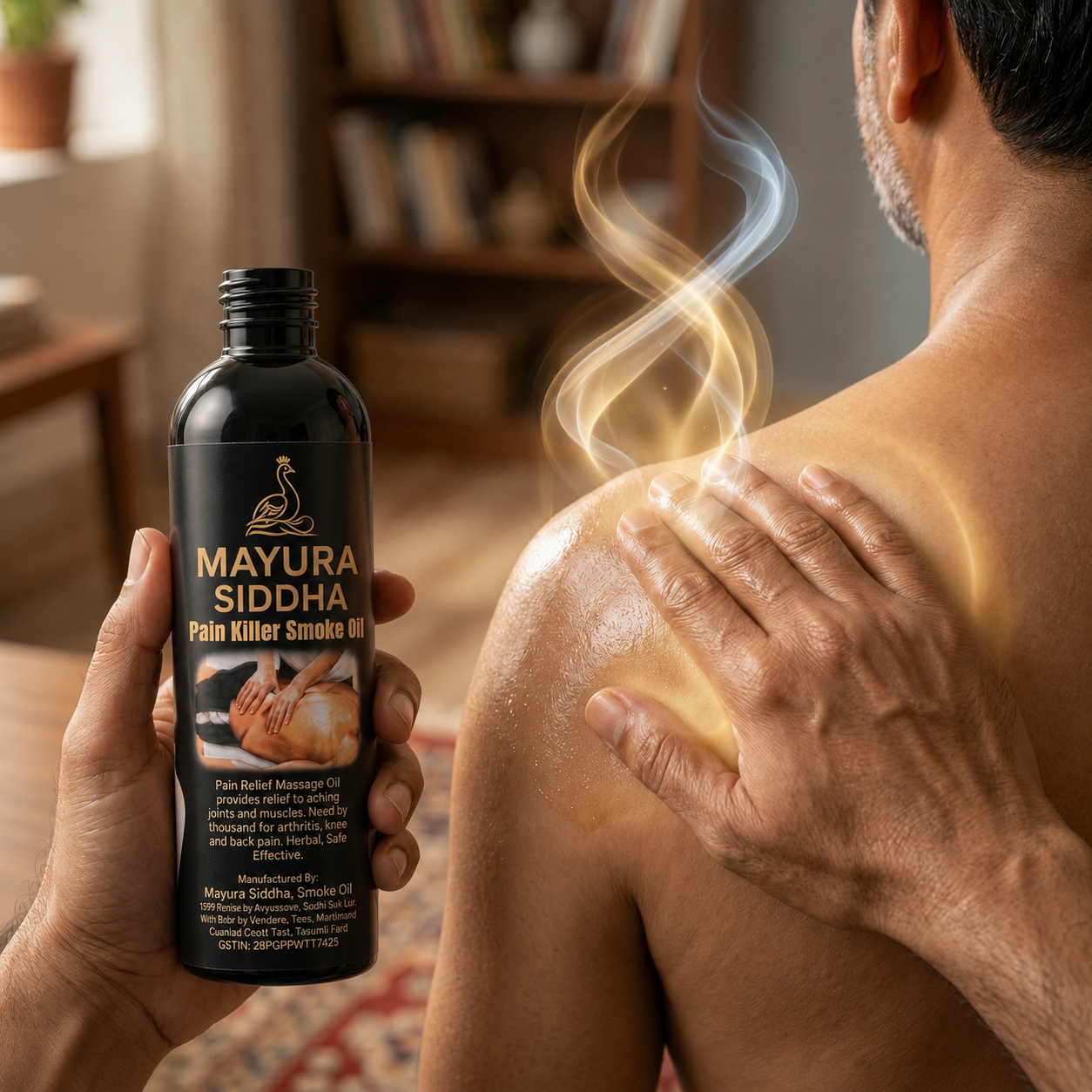 MAYURA SIDDHA SMOKE OIL Pain Relief