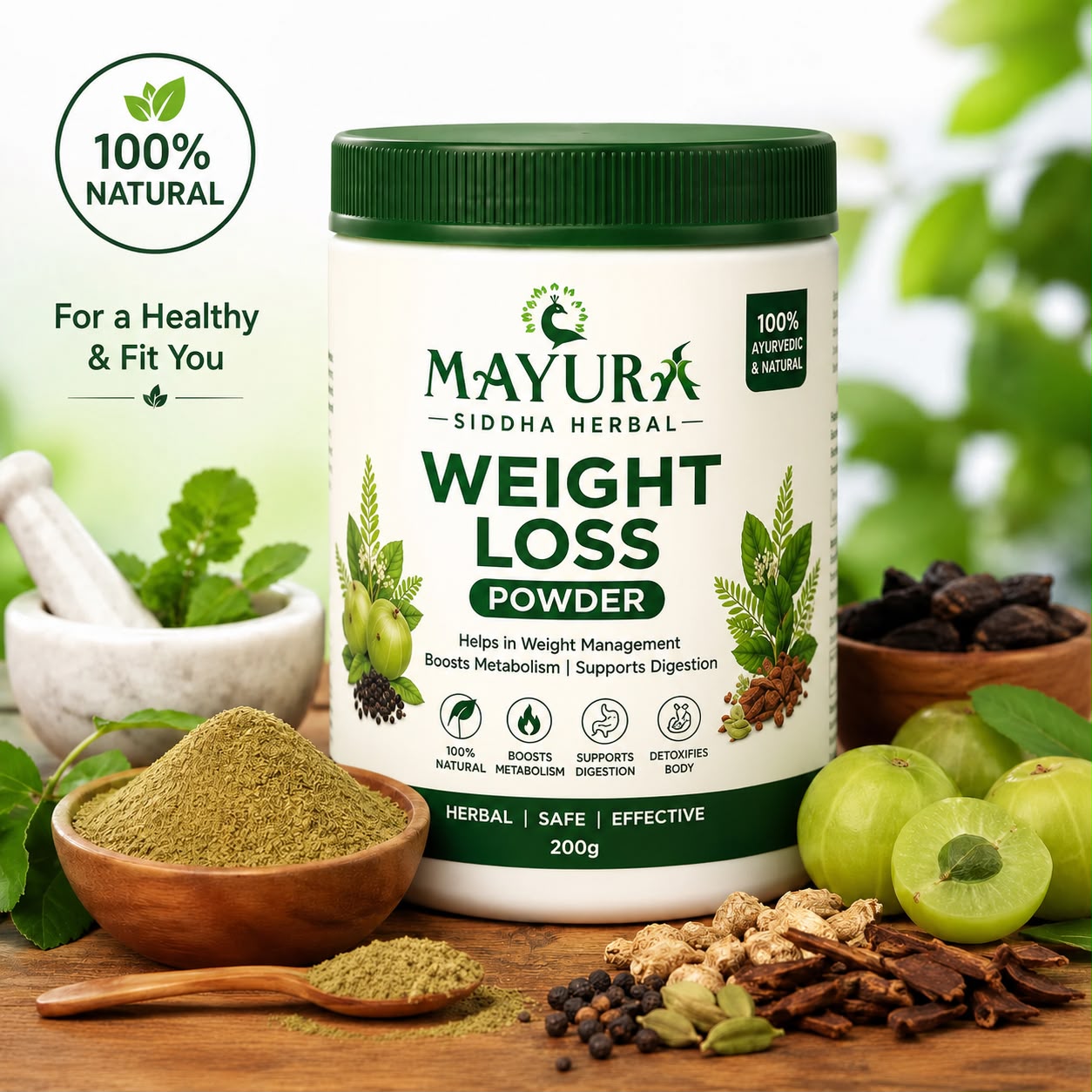 MAYURA SIDDHA WEIGHT LOSS POWDER