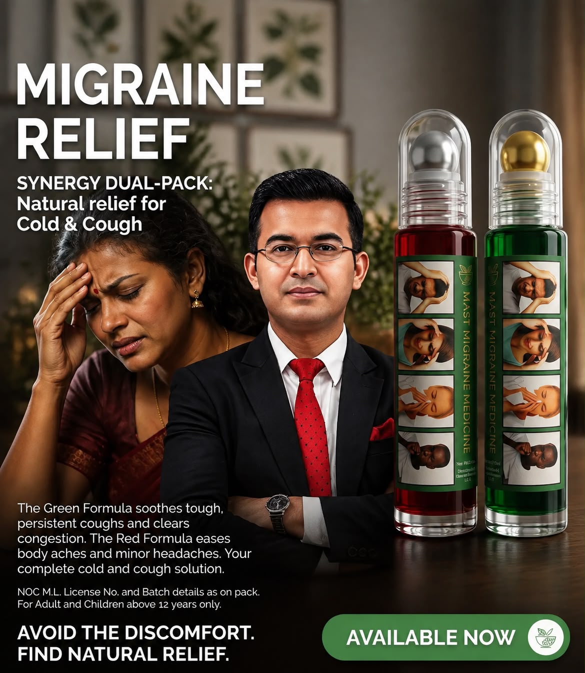 Migraine Care Cooling Head Relief